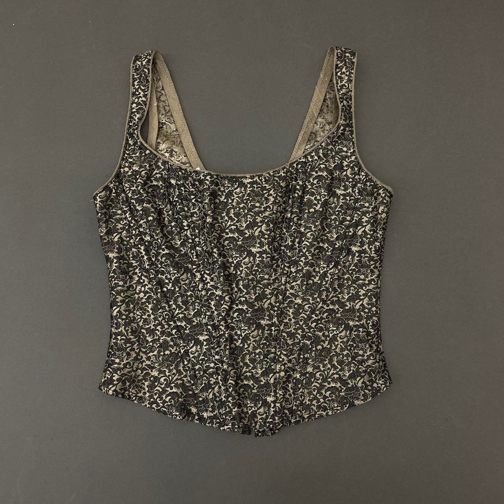 Vintage brocade corset